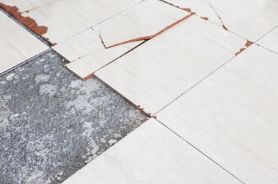 Damaged Exterior Tiles
