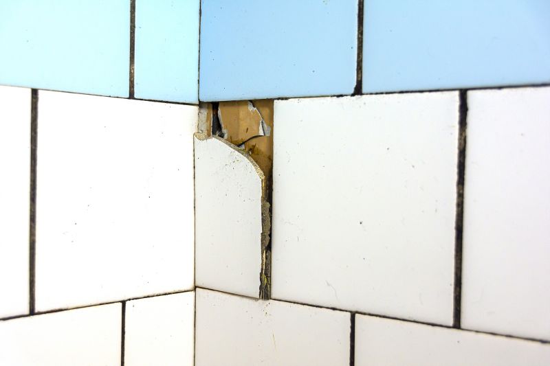 Damaged Exterior Tiles