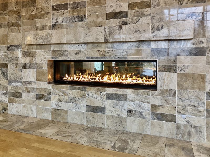 Fireplace Tile Finish