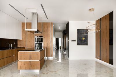 White Marble Tile Installation in Overland Park, KS